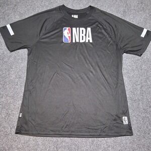 NBA Basketball‎ Logo T-Shirt  Black Mens Sz X Large Pullover Crew Neck
